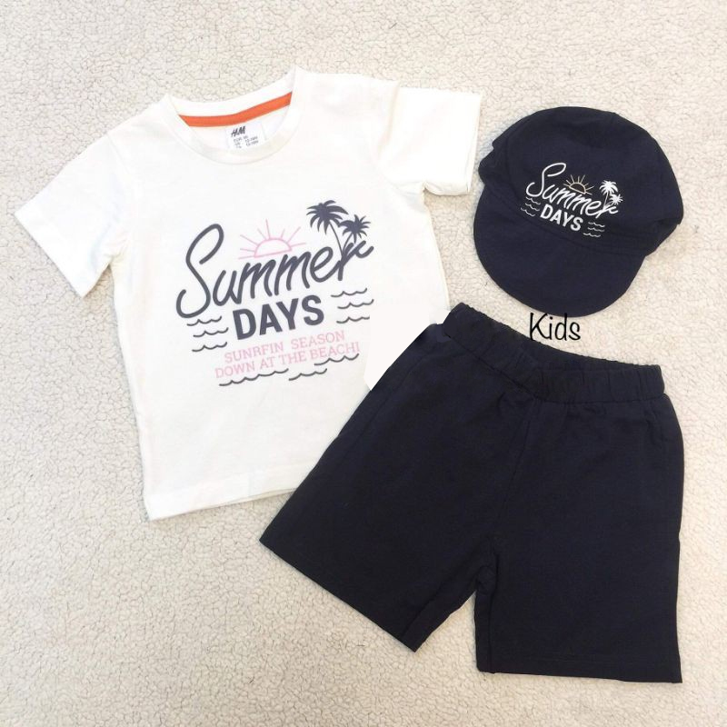 Bộ hè hm summerday xuất dư cho bé trai