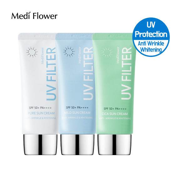 Crème Yeux Anti-rides Medi Flower Collagen - 2 Flacons De 40ml, K-Beauty, Corée Du Sud