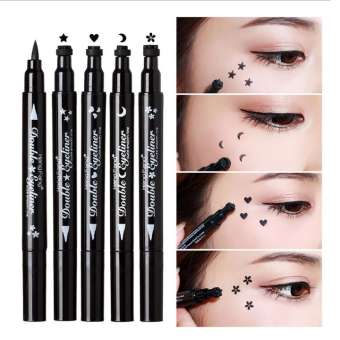 Bộ 4 bút in các hình dễ thương lên đuôi mắt