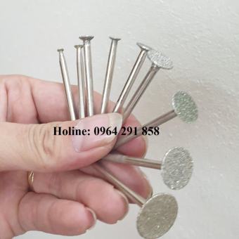 bộ 9 Mũi mài khắc đá ngọc chân cán 3mm - mũi khắc chữ thu pháp cán 3mm - mũi khắc kim cương chữ T