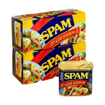 Thịt hộp Glorious Spam 25% Less Sodium 340g của Mỹ