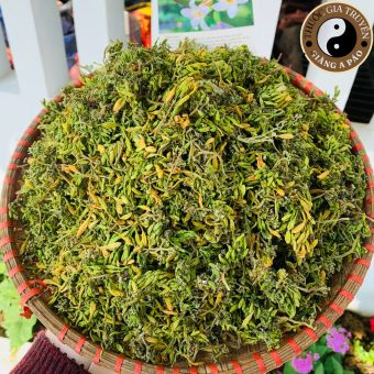 Nụ hoa đu đủ đực khô loại 1 xanh, sạch, thơm sấy lạnh từ hoa đu đủ tươi. Trà hoa đu đủ đực phơi khô ngâm mật ong