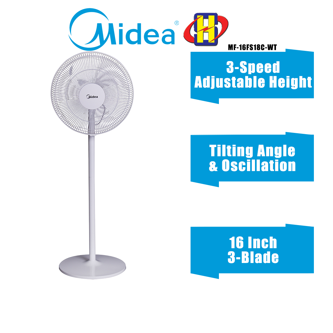 Midea Table Fan Mf 16ft15nb 16 Table Fan Kipas Meja 电风扇 Lazada