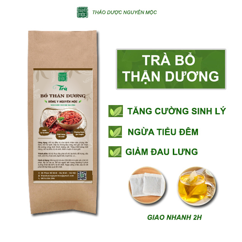 Trà bổ thận tráng dương hỗ trợ tăng cường sinh lý nam giới giảm tiểu đêm nâng cao sức khỏe cho đàn ông