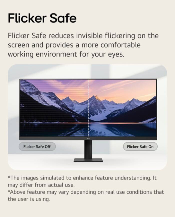 [New] [Online Exclusive] LG 34U511A-B 34" UltraWide™ HDR IPS Display Monitor | sRGB 99% | 100Hz Refresh Rate | HDR10 · v2