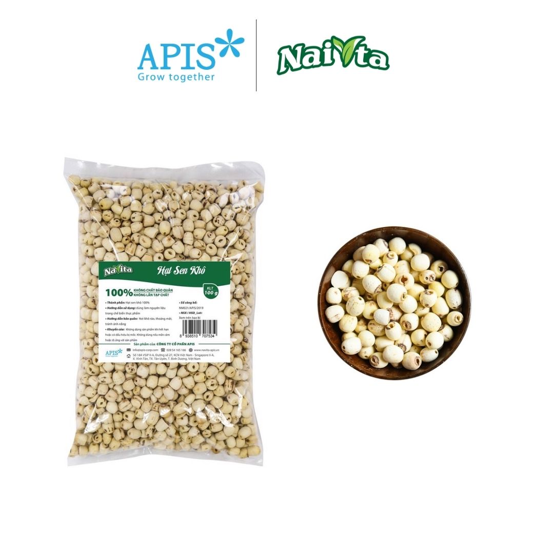 1 túi hạt sen khô naita 100g