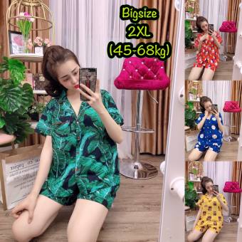 Đồ bộ Pijama Bigsize Kate Thái cao cấp - Bộ Đùi (2XL)