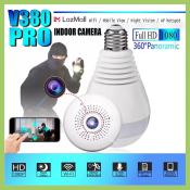 V380 Pro Smart WiFi Bulb Camera - 360° Security Surveillance