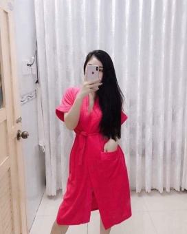 Áo choàng khăn tắm Thái Lan đủ màu