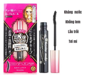 Mascara Kiss Me Nhật Bản siêu dài dày cong mi