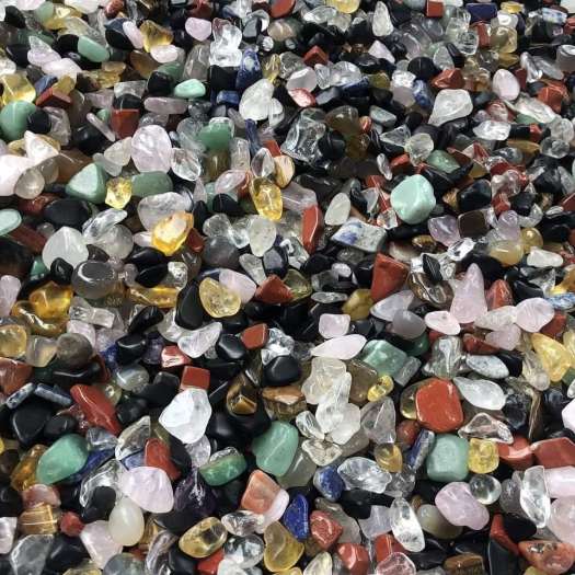 Đá thạch anh vụn đánh bóng tự nhiên 100%