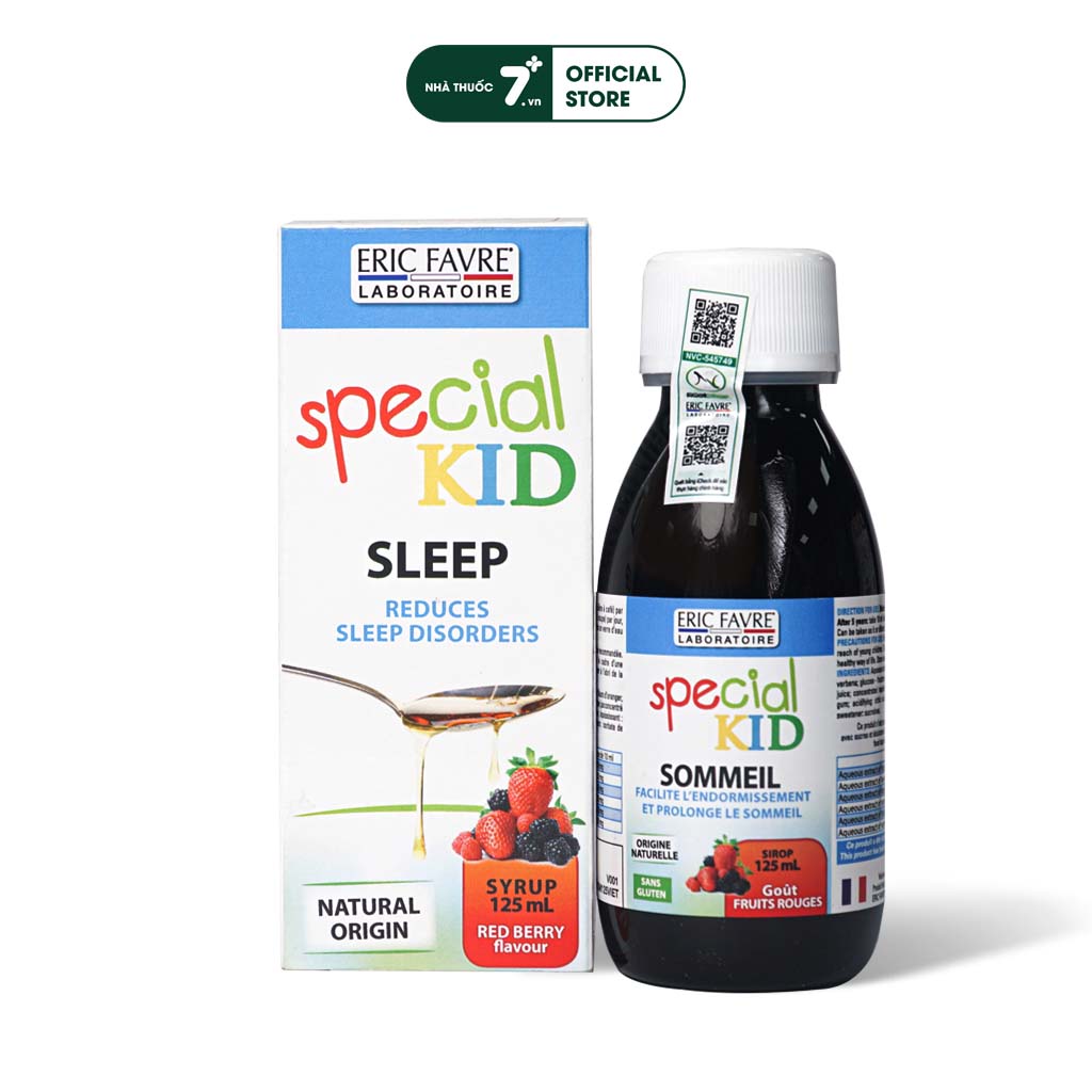 Siro cho bé giúp ngủ ngon, an thần Special Special Kid Sleep Pháp