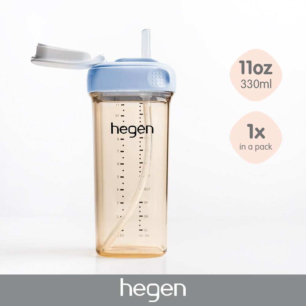 Hegen 11oz Straw Cup PPSU Blue