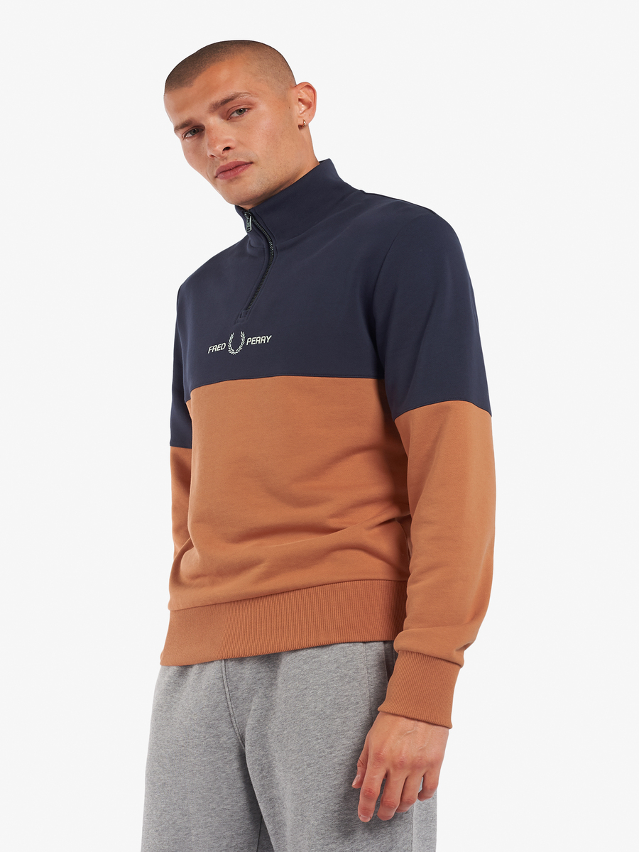 Fred perry store crew neck sweatshirt