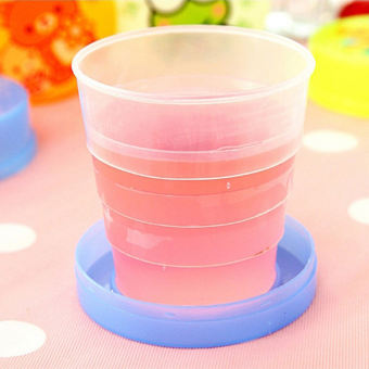 Ly Gấp Gọn,Cốc Xếp Hoạt Hình Tiện Dụng,Ly uống nước nhựa mini có thể gấp gọn hình thú nhiều màu thích hợp cho công sở dã ngoại Galit625