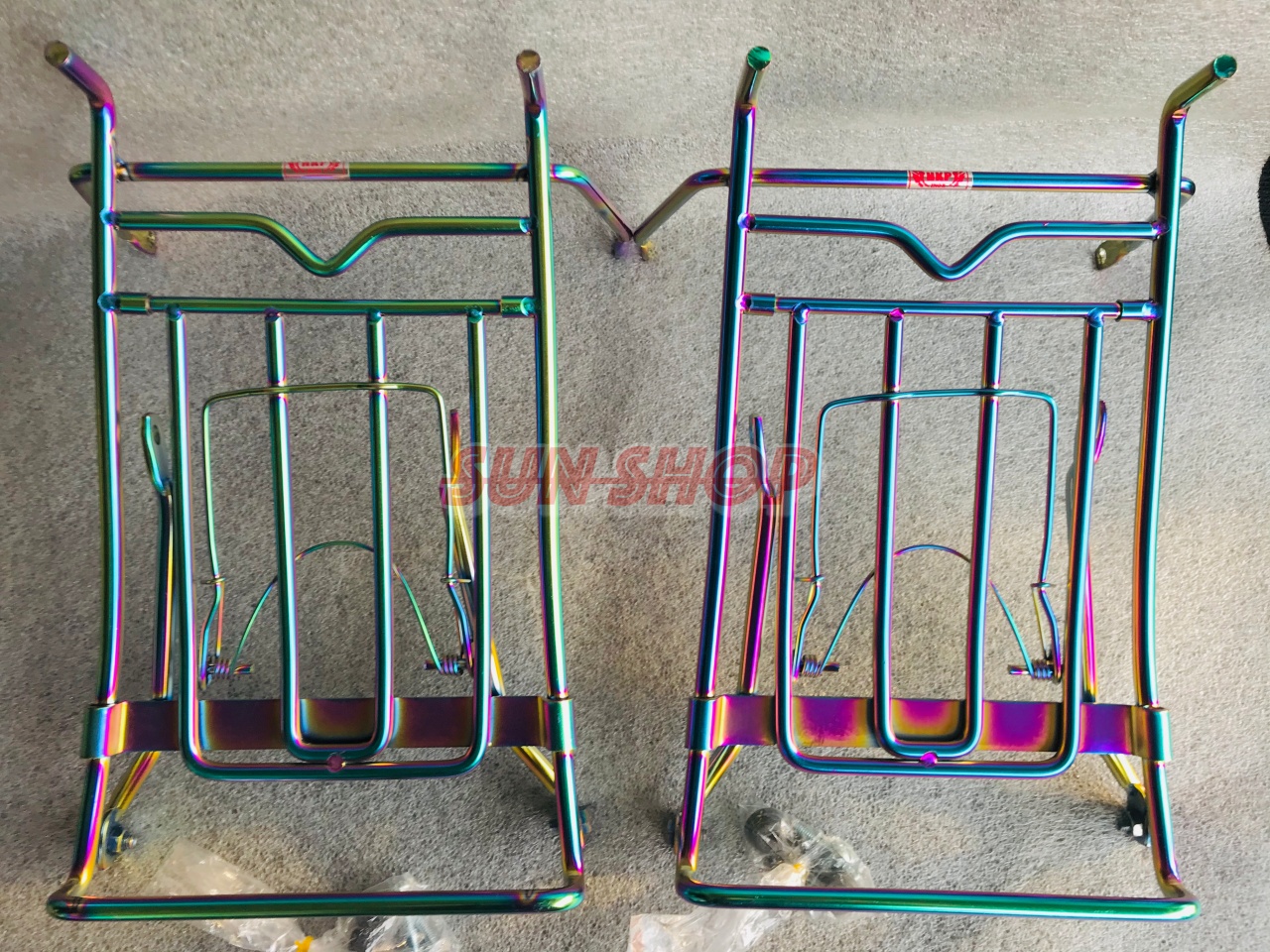 BAGA BỬNG AIR BLADE 2008 - 2010 FI THÁI DÀY INOX HOẶC BẢY MÀU