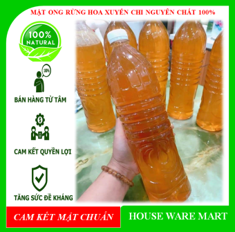 1 Lít mật ong rừng nguyên chất hoa xuyến chi - thương hiệu mật thật giá trị thật - mật ong Honey - Cam kết mật ong rừng hoa xuyến chi - mật ong nguyên chất - mật ong hoa xuyến chi