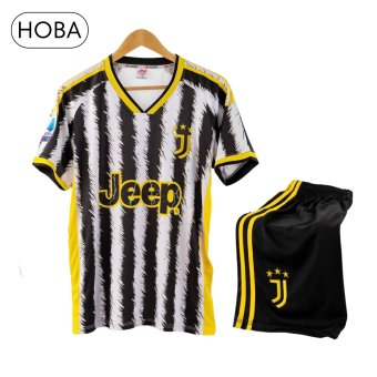 Bộ quần áo bóng đá đồ đá banh CLB Juventus trắng sọc đen