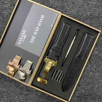 NB1. Dây đồng hồ DA BÒ MỀM CAO CẤP, SẢN PHẨM GỒM : 1 DÂY + 1 KHÓA, TẶNG 1 HỘP, 4 CHỐT và 1 CÂY THAY DÂY