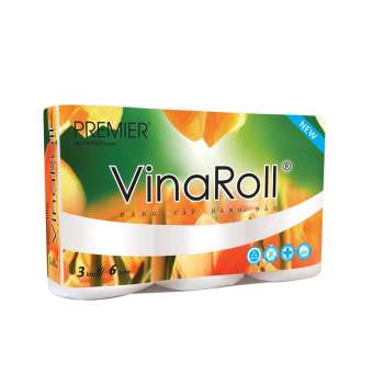 giấy vệ sinh Vinaroll 6 cuộn không lõi