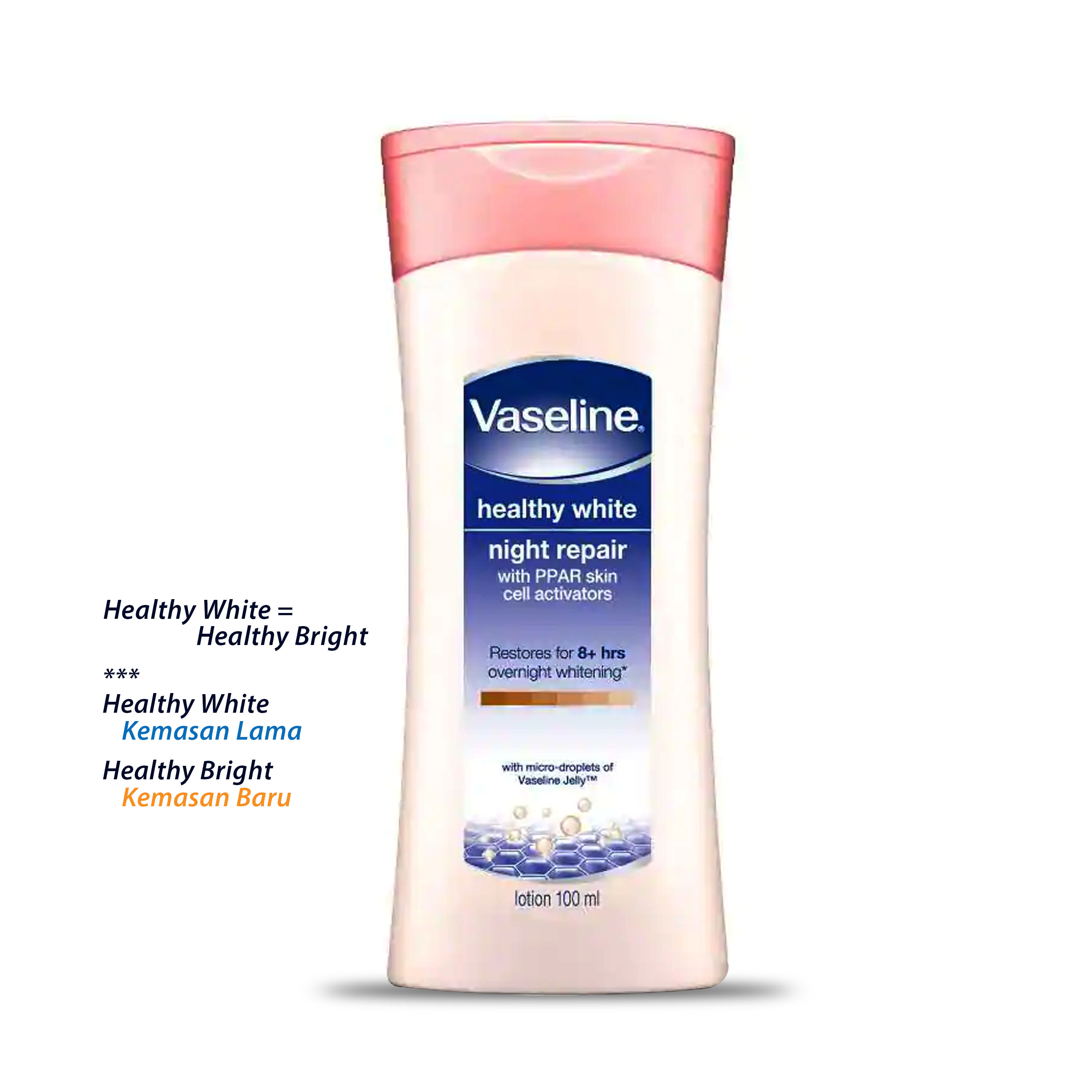 Vaseline Healthy White / Healthy Bright Night Repair 100 ml / 200 ml - Body Lotion