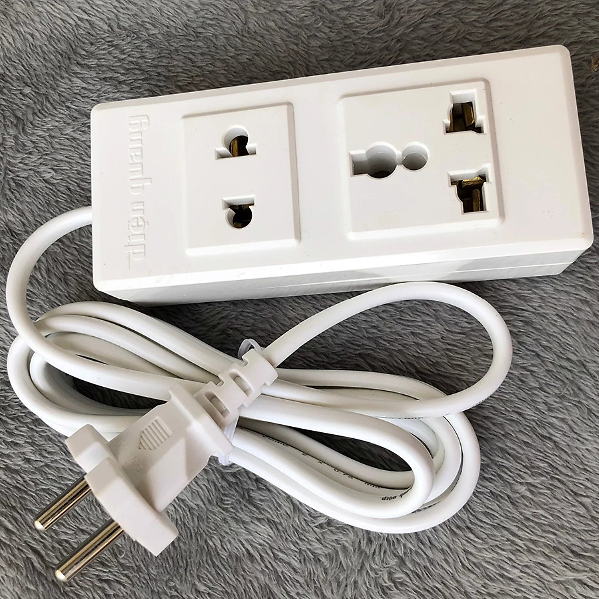 Ổ cắm Điện Quang ĐQ 001A-02 - chịu nhiệt - dây dài 2m/5m