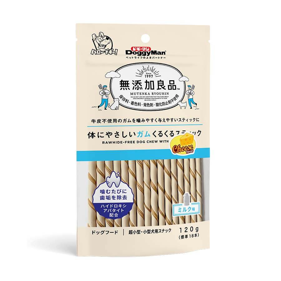 DoggyMan - Xương gặm dạng que hương phô mai dành cho chó cưng.