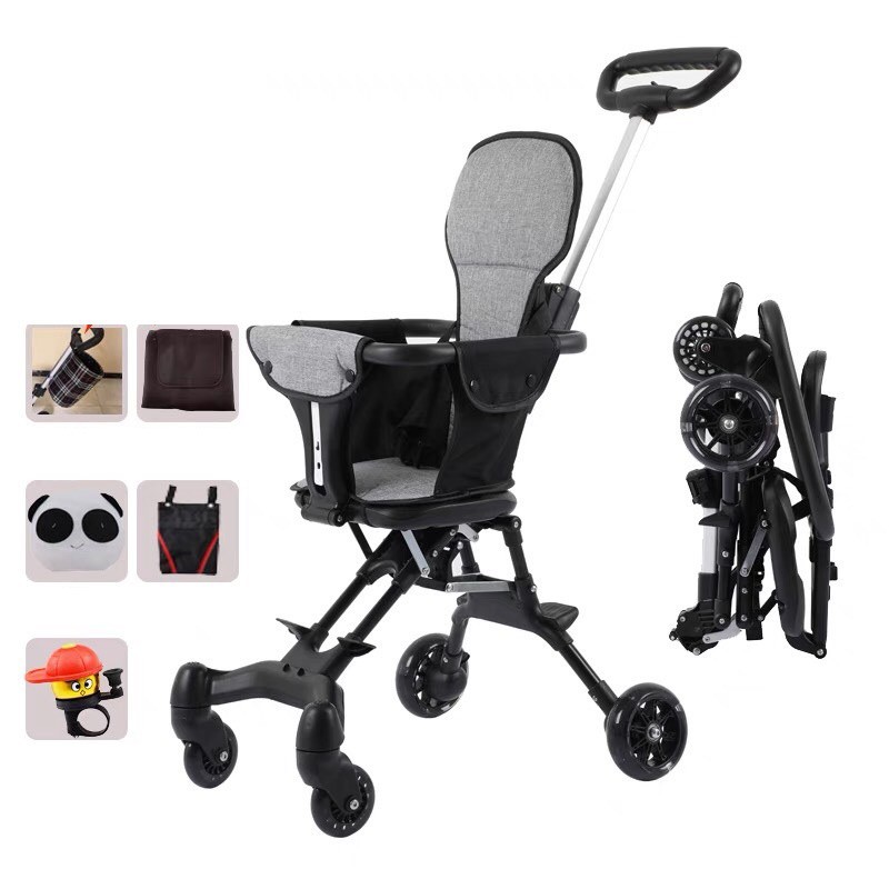 Xe đẩy du lịch gấp gọn đảo chiều 9baby