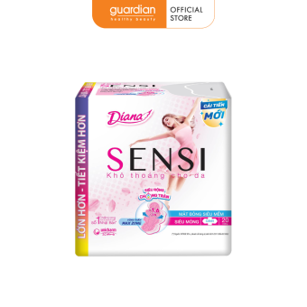 Băng vệ sinh Diana Sensi siêu mỏng cánh 23 cm (20 miếng)