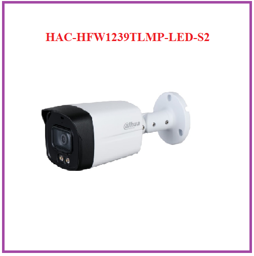 Camera dahua hac-hfw1239tlmp-led-s2 full-color 2.0mp
