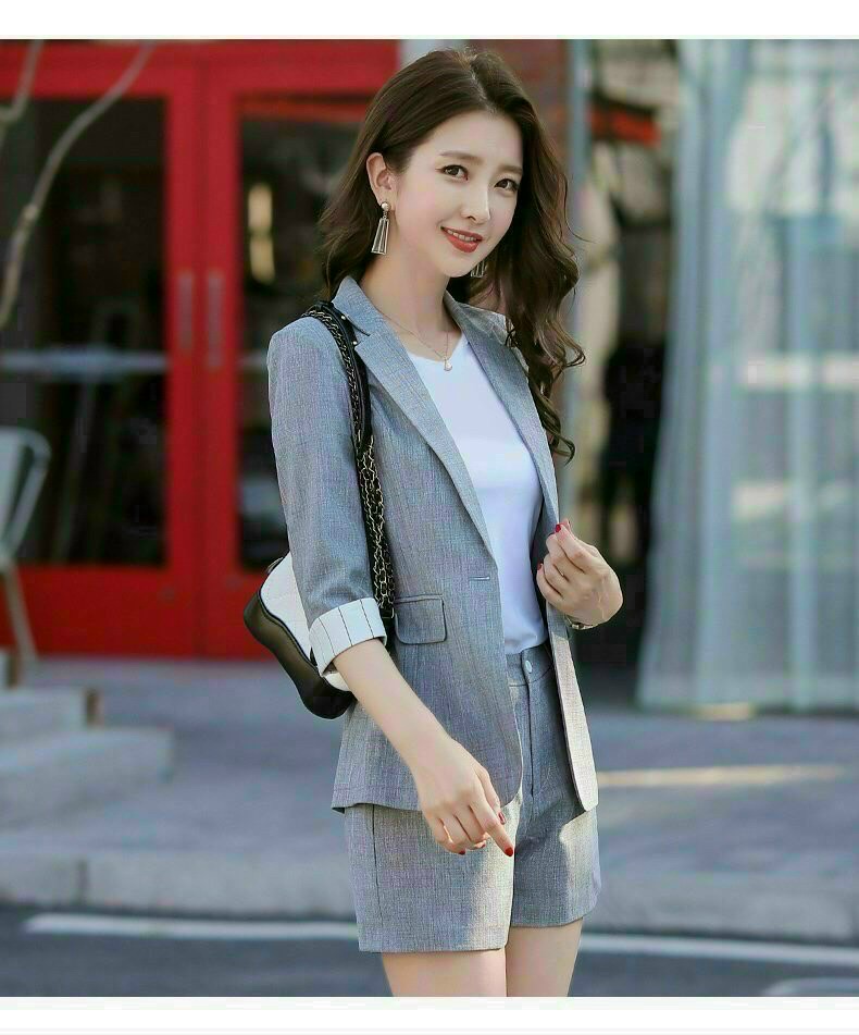 Bộ vest phối tay kẻ sọc 3 trong 1 cao cấp