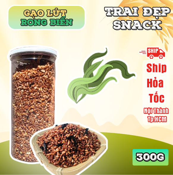 Gạo Lứt Rong Biển Trai Đẹp 300G