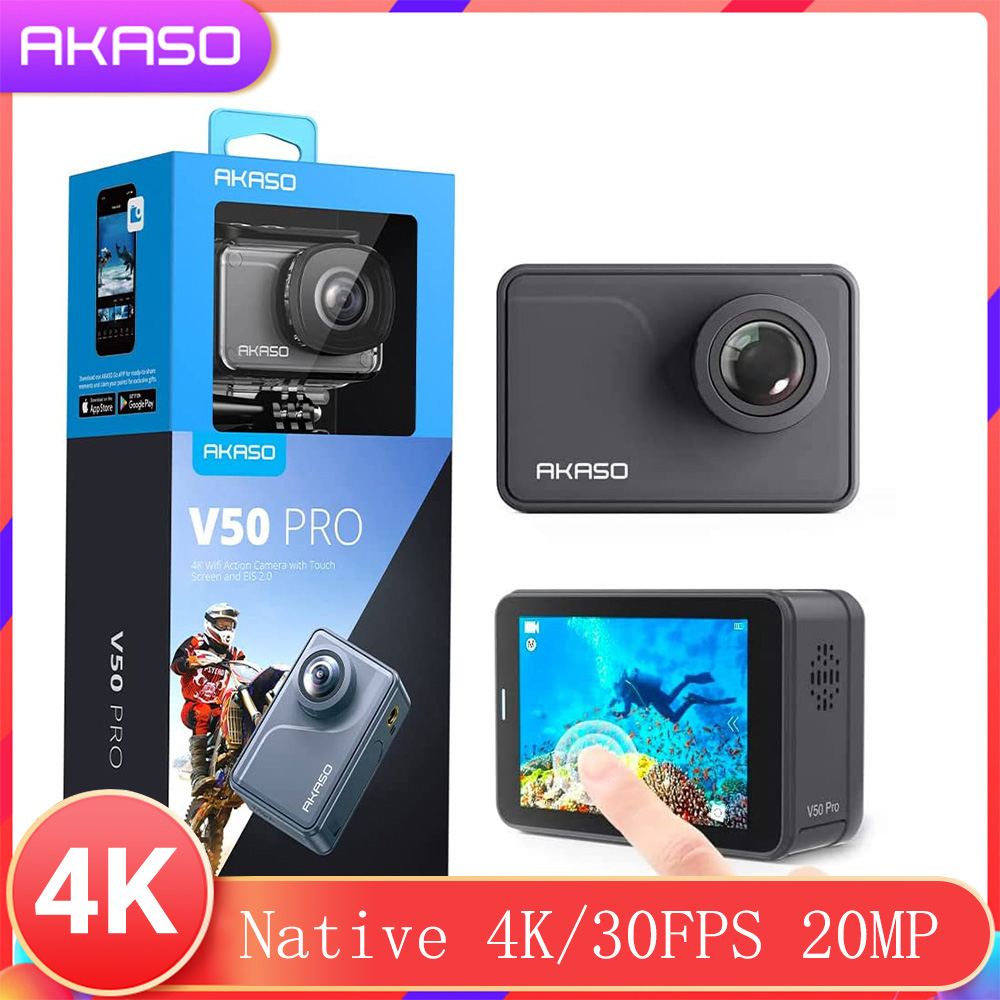 Best Buy: AKASO Brave 8 4K 60FPS Waterproof Action Camera with Remote  SYYA0004-GY
