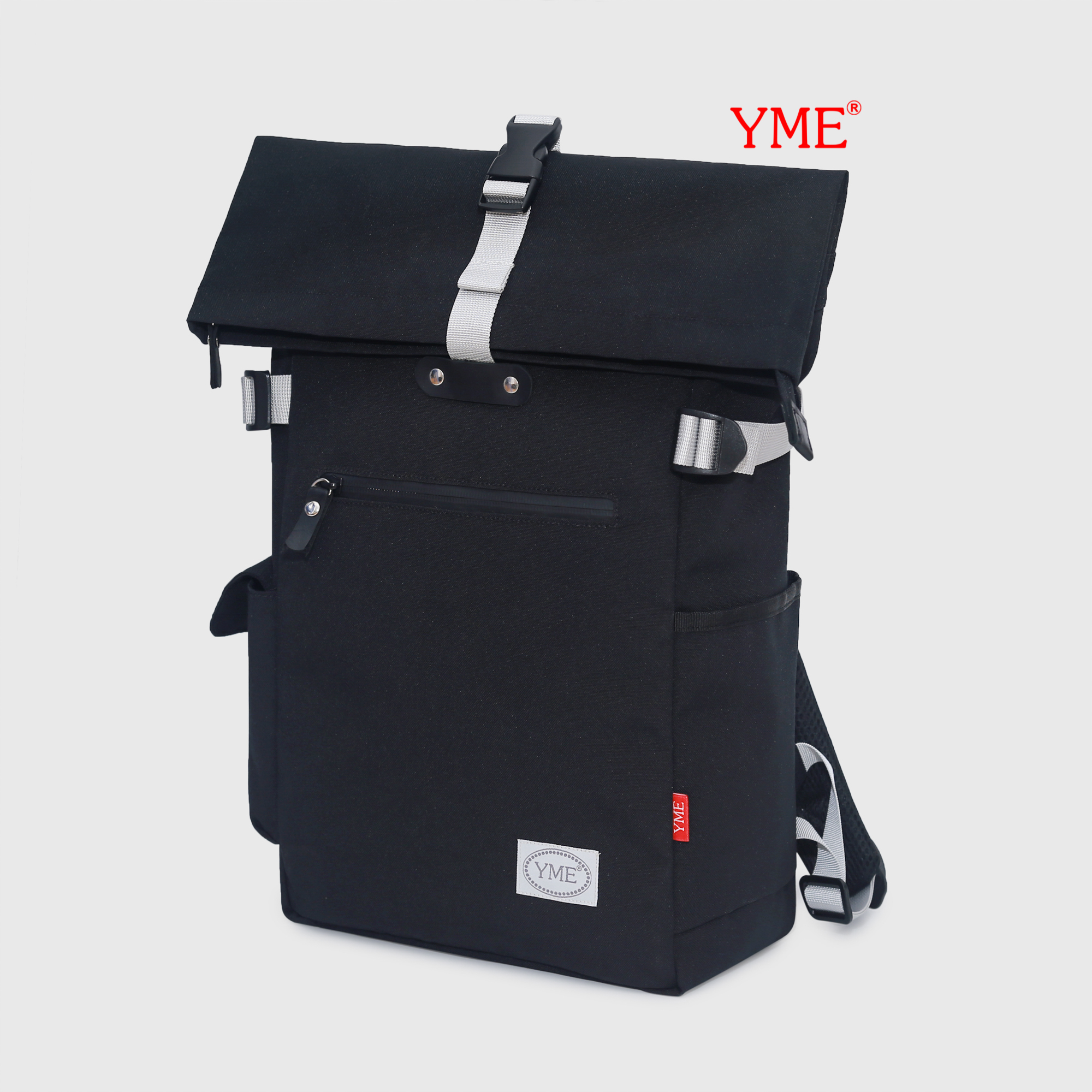 Balo Bumb Backpack Nam Nữ YME đi học đi làm đeo êm nhẹ chất vải polyester canvas chống thấm