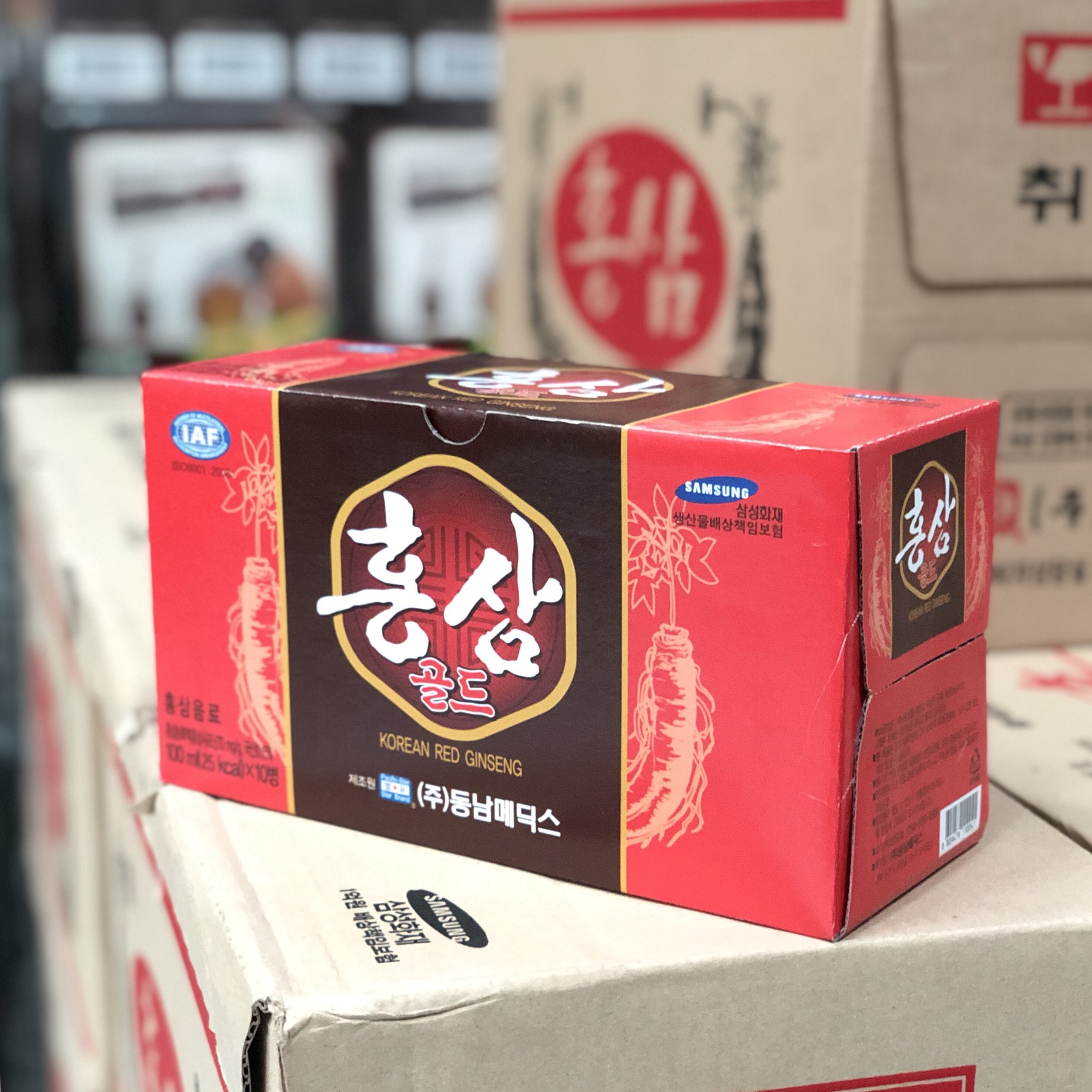 Nước hồng sâm Hàn Quốc Hộp 10 chai