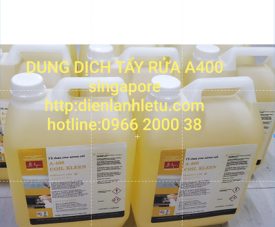 Chất tẩy rửa dàn lạnh - dàn nhôm a400 - nước tẩy rửa đa năng