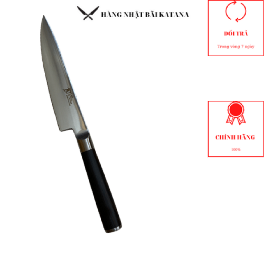 Dao bếp nhật cao cấp KAI SHUN CLASSIC CHEF - Lưỡi dao được làm từ thép VG-MAX - Lưỡi dao được thiết kế để có thể cắt sắc và chính xác - Hàng Bãi Nhật Bản