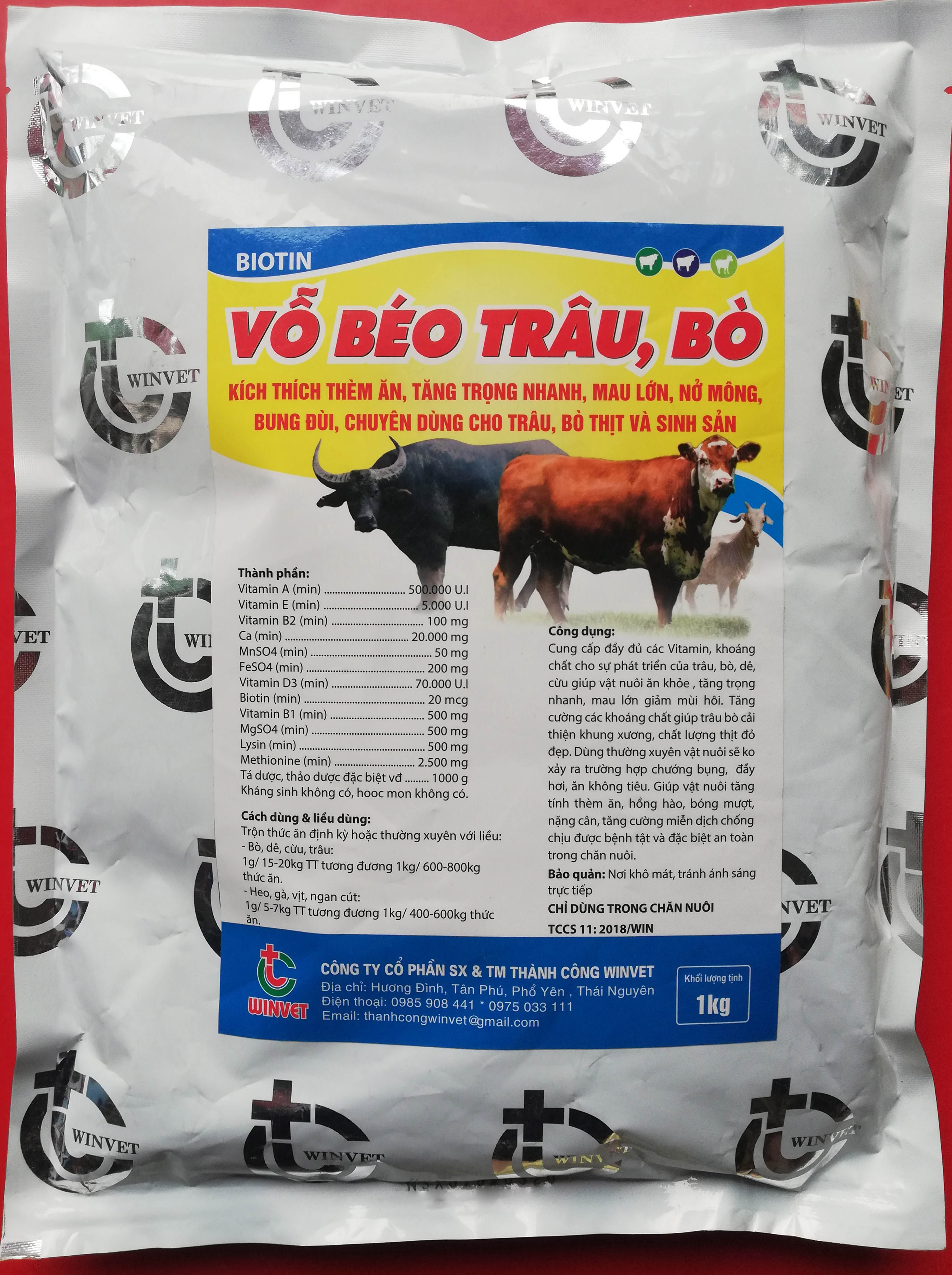 1 gói 1kg BỘ VỖ BÉO TRÂU, BÒ, NGỰA, DÊ Bổ sung hệ vi sinh vật dạ cỏ, khoáng chất, canxi, hệ vi sinh vật đường ruột, tăng khả năng tiêu hóa, kích thích tăng trọng