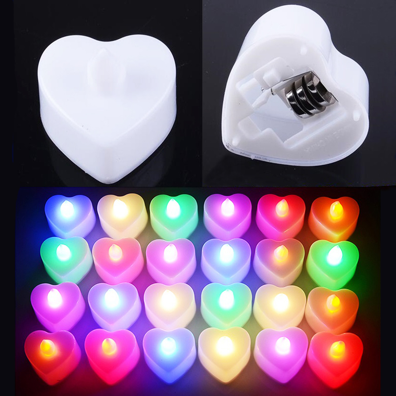 Romantic LED Flameless Candle Light Decorative Candle Lamp for Home Wedding Birthday Party Decoration