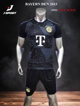 Bộ quần áo bóng đá thi đấu CLB Bayern Munich thun lạnh mẫu mới  2023 - 2024 đồ đá banh mới nhất