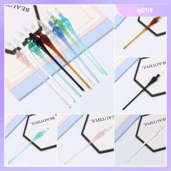 1 Chiếc Bút Nhúng Thủy Tinh Cổ Điển, Bút Máy Chấm Mực, Bút Máy Viết Thư Pháp, Đồ Dùng Vẽ Tranh Nghệ Thuật