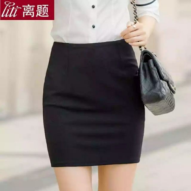 Chân váy bút chì XẺ SAU dáng ngắn