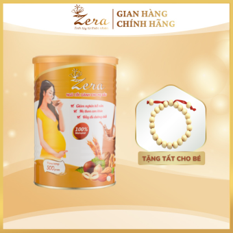 Bột ngũ cốc cho bà bầu Zera - Ngũ cốc cho mẹ bầu - TẶNG VÒNG DÂU TẰM -Ngũ cốc dinh dưỡng - Sữa bầu, lợi sữa 1LON275