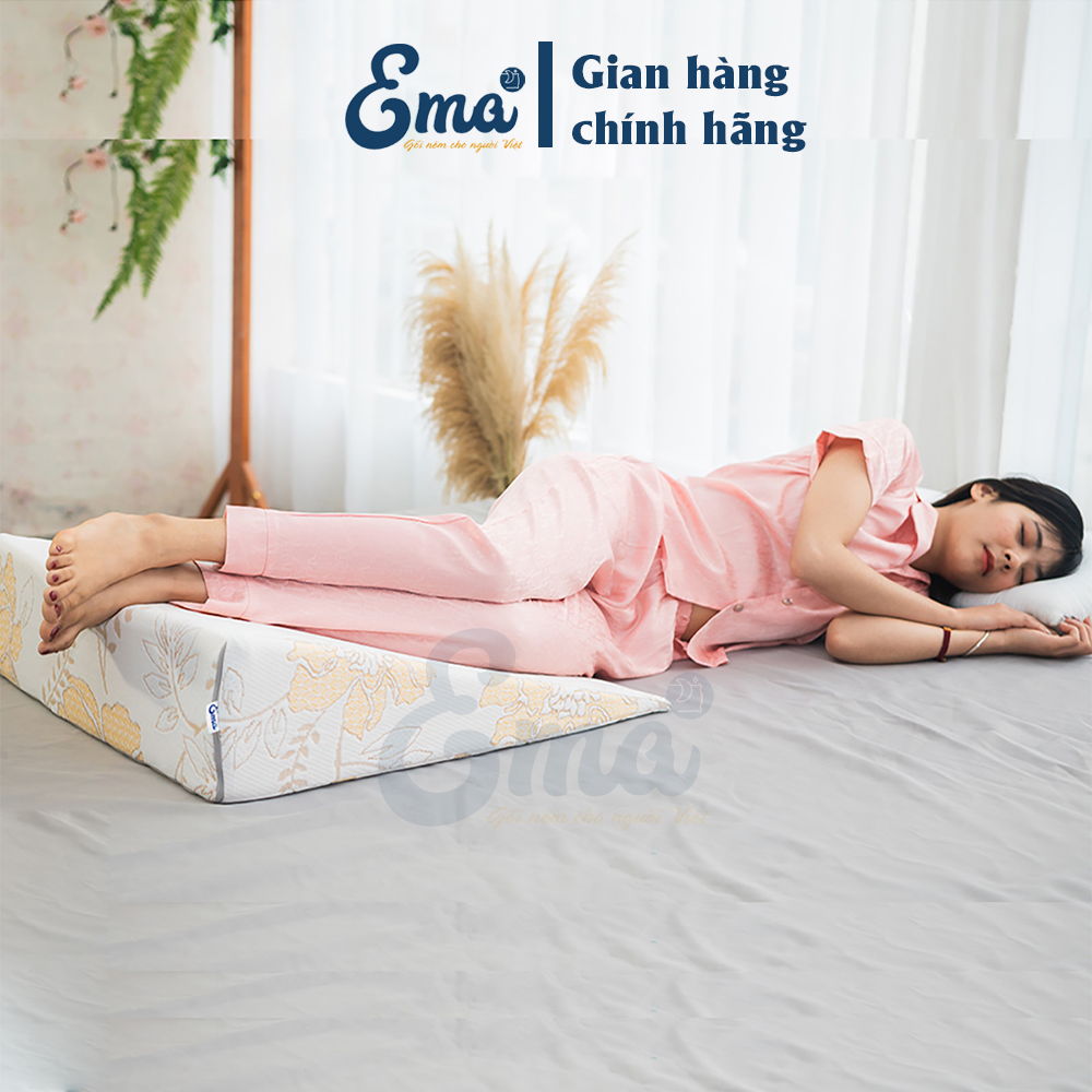 FREE SHIP MAX Gối chống suy giãn tĩnh mạch Ema thế hệ 2 dành cho người phải đứng, ngồi nhiều, phụ nữ trước & sau sinh