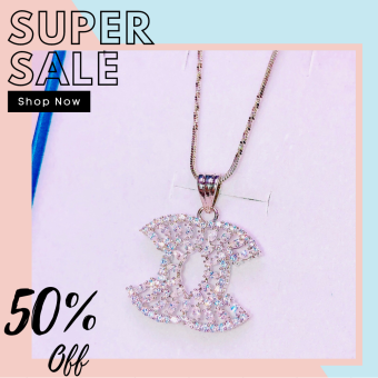 Dây chuyền nữ thời trang dây chuyền mạ bạch kim cao cấp vàng trắng vàng non mặt chữ X đính đá pha lê thiết kế sang trọng Trang sức GADO VD24091910 - làm quà tặng bất ngờ vô cùng ý nghĩa