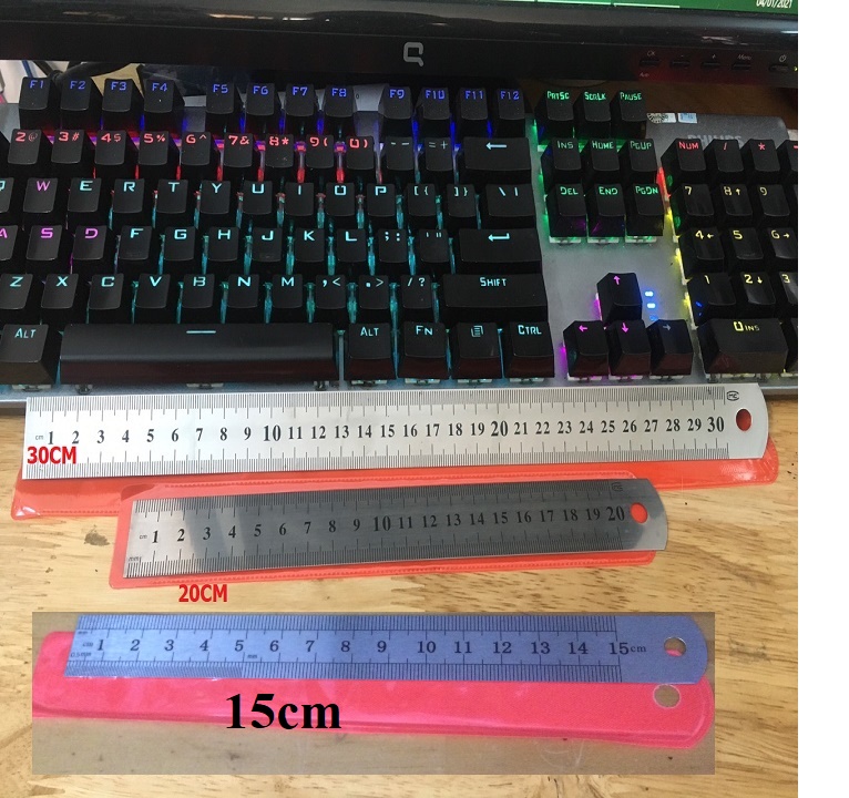 [1 cây] THƯỚC LÁ THÉP KHÔNG GỈ chuyên dụng trong kỹ thuật - 000591.592.690