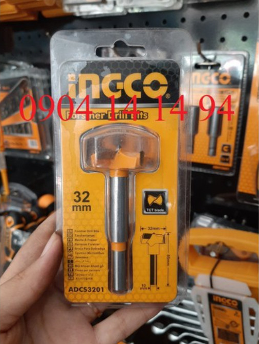 Mũi khoan khoét gỗ 32 mm ingco adcs3201