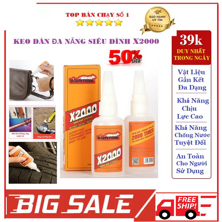 Keo nước x2000, Keo X2000-Keo Dán x2000 nhập khẩu Thái Lan Chính Hãng Siêu gắn kết dán tất cả các vật liệu keo dán gỗ, Kính, nhựa, gốm sứ, dán giày dép...Keo gắn đa năng,keo dán siêu dính,keo dán đa dụng