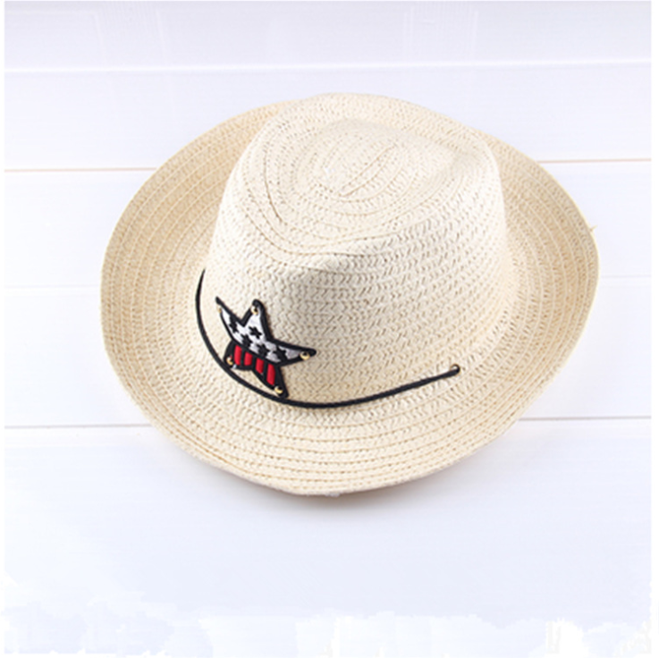Mũ rộng vành cho bé trai đi biển đi chơi hè. Mũ cói trẻ em phong cách Hàn Quốc Econice UM01