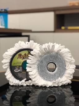 Lock&Lock- ETM451- Combo 2 bông lau thay thế của bộ lau nhà ETM497- 498/ HPP345, hàng chính hãng